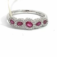 Anello Mirco Visconti Donna in Oro bianco Rubino 0.53 Ct EL1340/R - EL1340/R